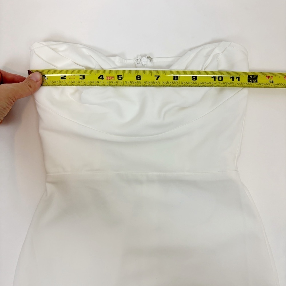 More To Come Sophia Strapless Midi Dress in White Size XXS - Picture 9 of 12